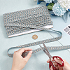 Polyester Braided Lace Trim OCOR-WH0078-09C-3