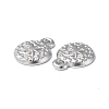 Non-Tarnish 304 Stainless Steel Charms STAS-C066-33P-3
