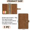 Imitation Leather A6 Portable Pocket BuckleLoose-Leaf Notebook AJEW-WH20001-45C-2