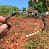 Natural Labradorite  Hair Bands PW-WGC1C33-54-1