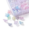 200Pcs 10 Colors Opaque Acrylic Bead Caps OACR-CJ0001-43-4