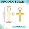 300Pcs Alloy Pendants FIND-ME0001-55G-2