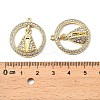 Alloy Rhinestone Pendants FIND-B051-04G-3