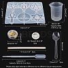 DIY Star of David & Ankh Cross Silicone Pendant Molds DIY-PH0004-94-2