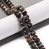 Natural Glaucophane Beads Strands G-K380-A45-01-2