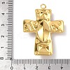 304 Stainless Steel Cubic Zirconia Pendants X-STAS-Z182-07G-02-3