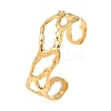 304 Stainless Steel Cuff Bangles for Women LS-BJEW-Z153-01G-2