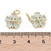 Brass Micro Pave Cubic Zirconia Charms KK-C051-01G-03-3