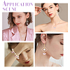 Two Tone Transparent Spray Painted Glass Beads GLAA-SC0001-58B-6