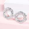 304 Stainless Steel Stud Earrings for Women EJEW-K306-05P-3