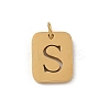 304 Stainless Steel Charms LS-STAS-R001-01G-S-1
