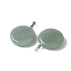 Natural Mixed Gemstone Pendants G-A259-04P-3