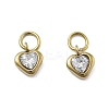304 Stainless Steel Rhinestone Pendants STAS-D302-09G-1