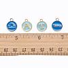 2 Sets 2 Styles Golden Plated Alloy Enamel Charms ENAM-YW0001-28C-3