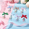 Angel Glass Pearl Beads & Acrylic Pendant Decorations HJEW-JM03184-03-1