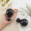 2Pcs Iron Round Curtain Rod Finials FIND-GF0002-96A-3
