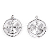 Non-Tarnish 304 Stainless Steel Pendants LS-STAS-A066-06P-1