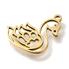 201 Stainless Steel Pendants STAS-R136-13G-2