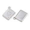 304 Stainless Steel Pendants STAS-L303-16P-2
