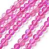 Synthetic Moonstone Beads Strands G-F142-8mm-06-1