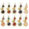 Natural & Synthetic Mixed Gemstone Pendants STAS-C120-12G-1