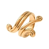 304 Stainless Steel Cuff Open Rings for Women SA-CBA6EDB-09G-3