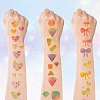 36Pcs 3 Style PVC Waterproof Self-Adhesive Picture Stickers STIC-SP0001-10-7