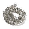 Natural Grey Moonstone Beads Strands G-G053-C10-01-3