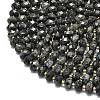 Natural Larvikite Beads Strands G-P573-A54-01-3