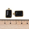 Natural Obsidian Pendants STAS-K291-04G-10-3
