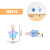 HOBBIESAY 100Pcs Glass Charms FIND-HY0001-41-2