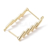 Brass Stud Earring Finding KK-C031-22G-2