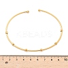 304 Stainless Steel Arm Cuff Bangles for Women AJEW-P127-03G-5