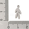 Non-Tarnish 304 Stainless Steel Charms LS-STAS-S123-01P-07-3