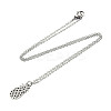 Non-Tarnish 201 Stainless Steel Pendant Necklaces LS-NJEW-T009-JN137-40-1-2