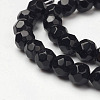 Faceted Glass Round Beads Strands X-GF8mmC27-2