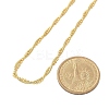 304 Stainless Steel 2 strand Necklaces for Women NJEW-C061-01G-6
