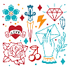 Stainless Steel Cutting Dies Stencils DIY-WH0279-130-5