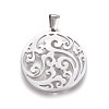 Non-Tarnish 304 Stainless Steel Pendants LS-STAS-F219-02P-2