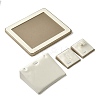 Rectangle Imitation Leather Jewelry Set Display Tray ODIS-K005-05-3
