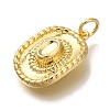 Rack Plating Brass Pendants KK-I720-06G-2