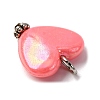 Opaque Acrylic Pendants PALLOY-JF04421-02-4