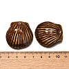 Seashell Shaped Porcelain Pendants PORC-O003-01B-09-3