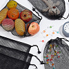 Polyester Mesh Drawstring Storage Bags LS-ABAG-WH0044-49C-4