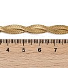 304 Stainless Steel Twist Rope Chain Necklace for Men Women NJEW-P269-03G-4