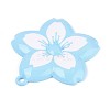 Spray Painted Alloy Big Pendants PALLOY-T092-81C-2
