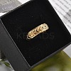 Arrow 304 Stainless Steel Open Cuff Ring for Women LS-RJEW-M049-01G-06-5