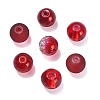 100Pcs Transparent Frosted Glass Beads Strands GLAA-CJ0002-05-3