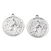 Non-Tarnish 201 Stainless Steel Pendants X-STAS-N098-143P-3