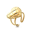 304 Stainless Steel Open Cuff Rings for Women LS-STAS-Z108-05G-03-4